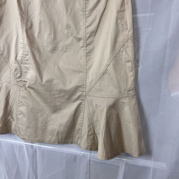 Cato Tan A-Line Midi Skirt - Picture 7 of 8